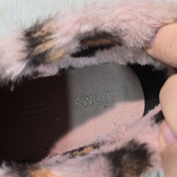Toms Women Ankle Leo Paxton faux fur Leather Boots sneakers shoes sz 9 - Picture 12 of 13